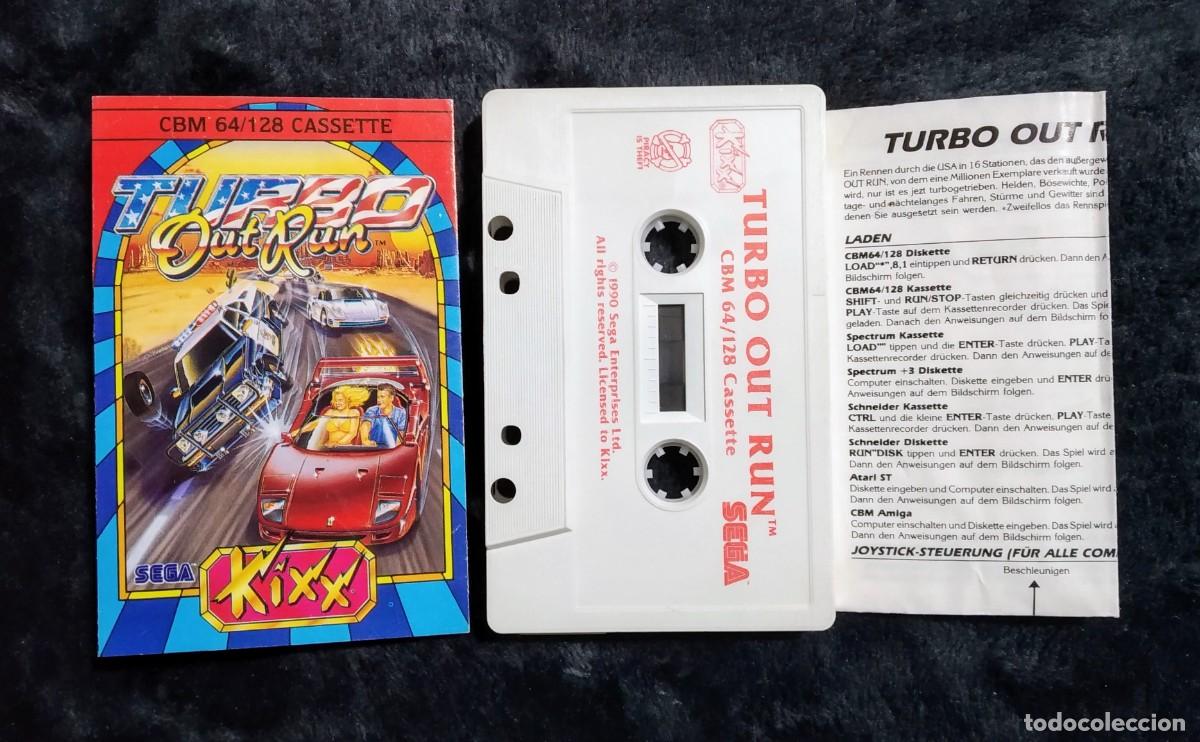 Videojuegos y consolas: TURBO OUT RUN (KIXX). SEGA. COMMODORE 64 C64 - Foto 5