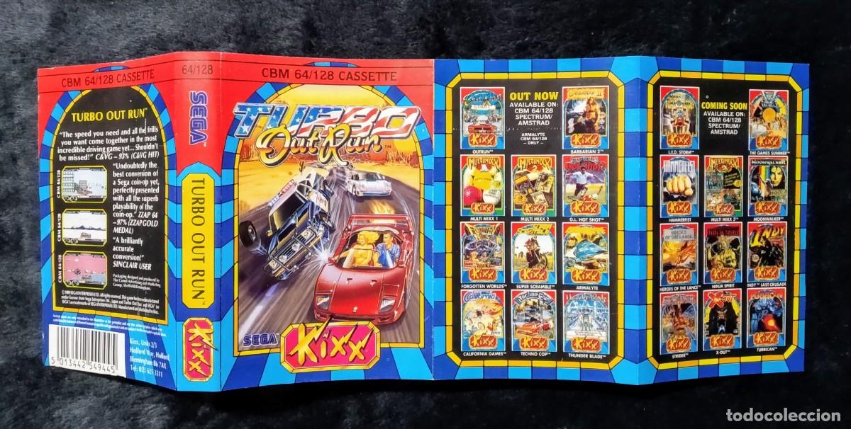 Videojuegos y consolas: TURBO OUT RUN (KIXX). SEGA. COMMODORE 64 C64 - Foto 6