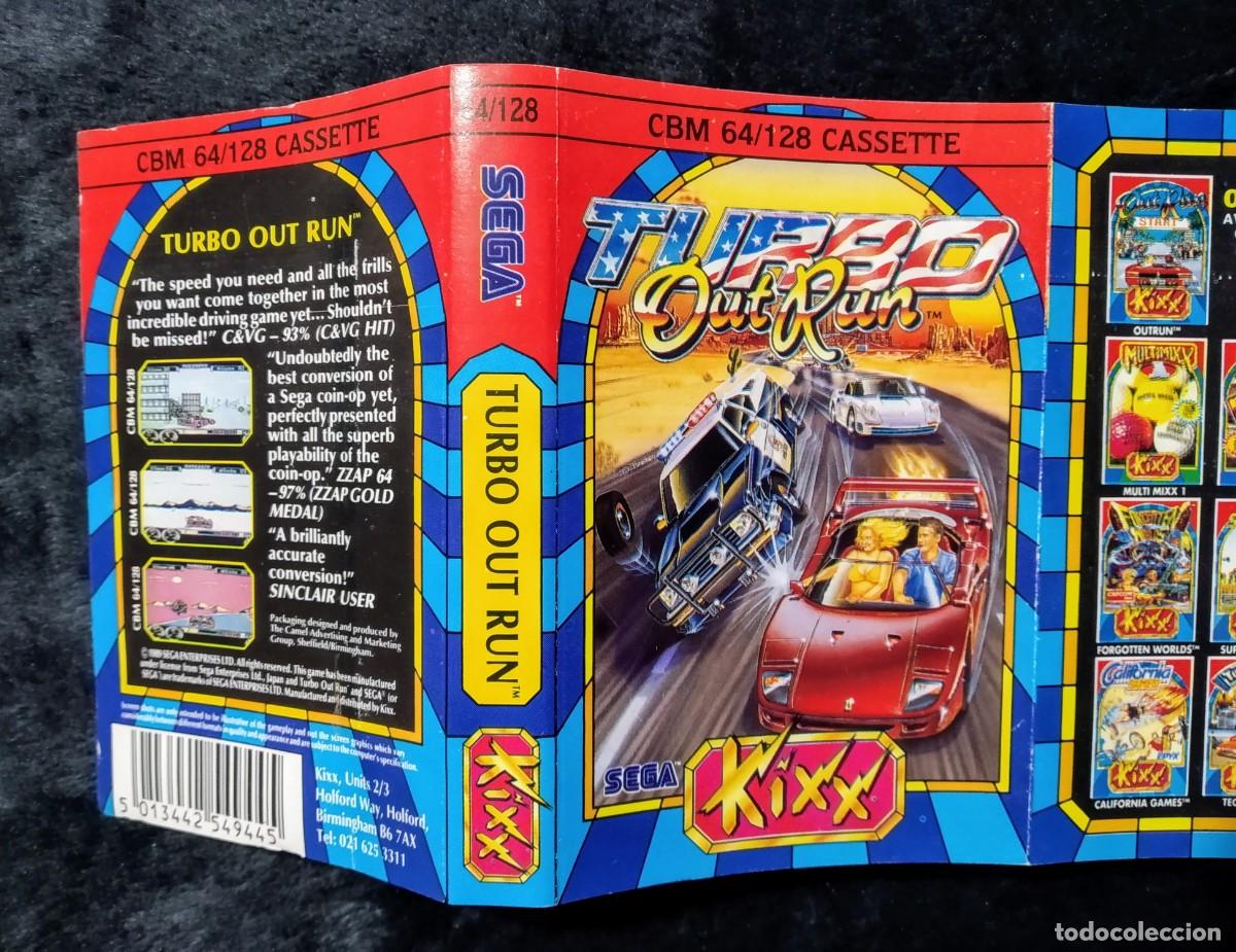 Videojuegos y consolas: TURBO OUT RUN (KIXX). SEGA. COMMODORE 64 C64 - Foto 7