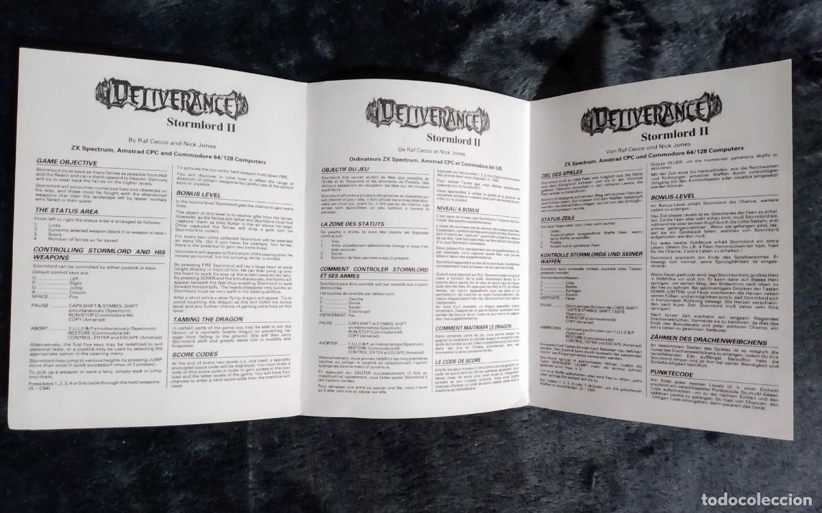 Videojuegos y consolas: STORMLORD 2: DELIVERANCE. HEWSON. COMMODORE 64 C64 - Foto 13