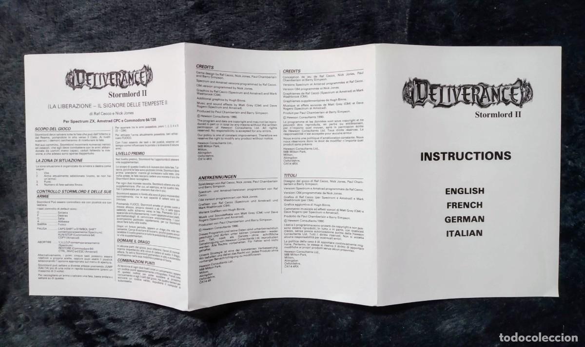 Videojuegos y consolas: STORMLORD 2: DELIVERANCE. HEWSON. COMMODORE 64 C64 - Foto 14