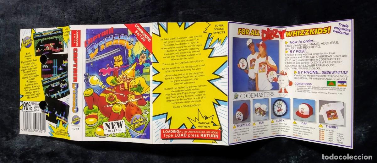 Videojuegos y consolas: CAPTAIN DYNAMO. CODEMASTERS. COMMODORE 64 C64 - Foto 4