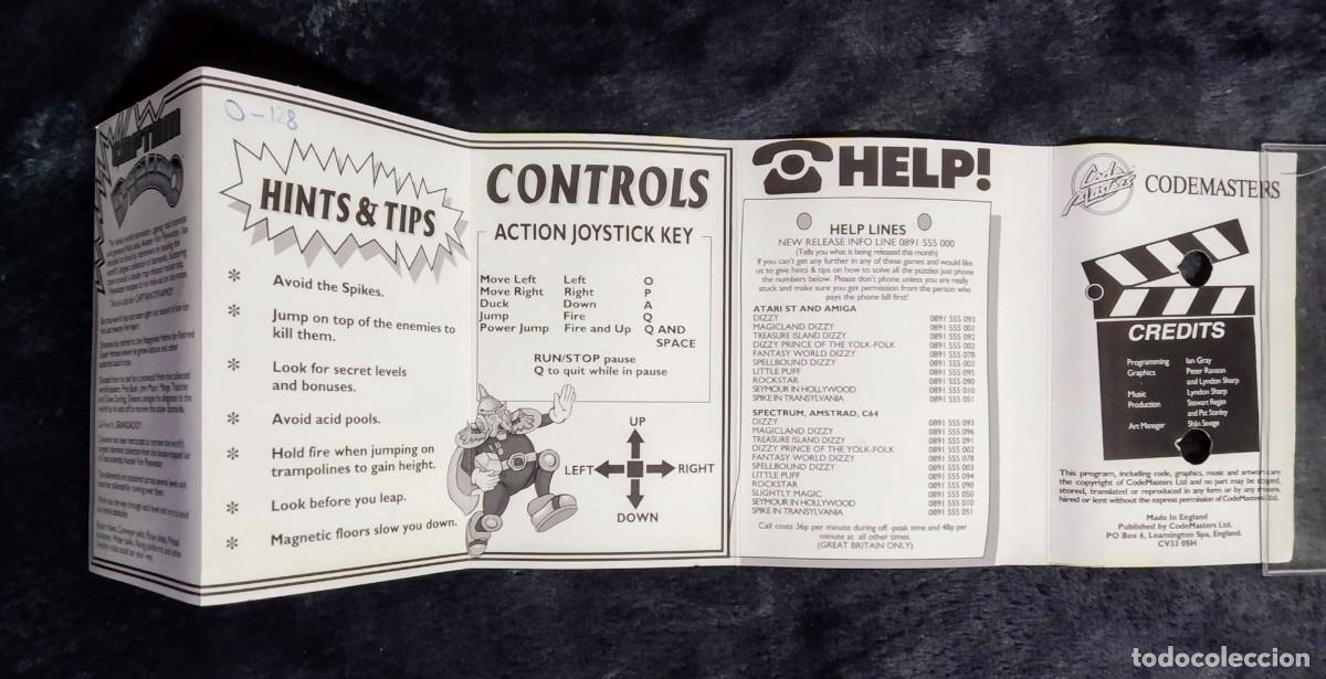 Videojuegos y consolas: CAPTAIN DYNAMO. CODEMASTERS. COMMODORE 64 C64 - Foto 5