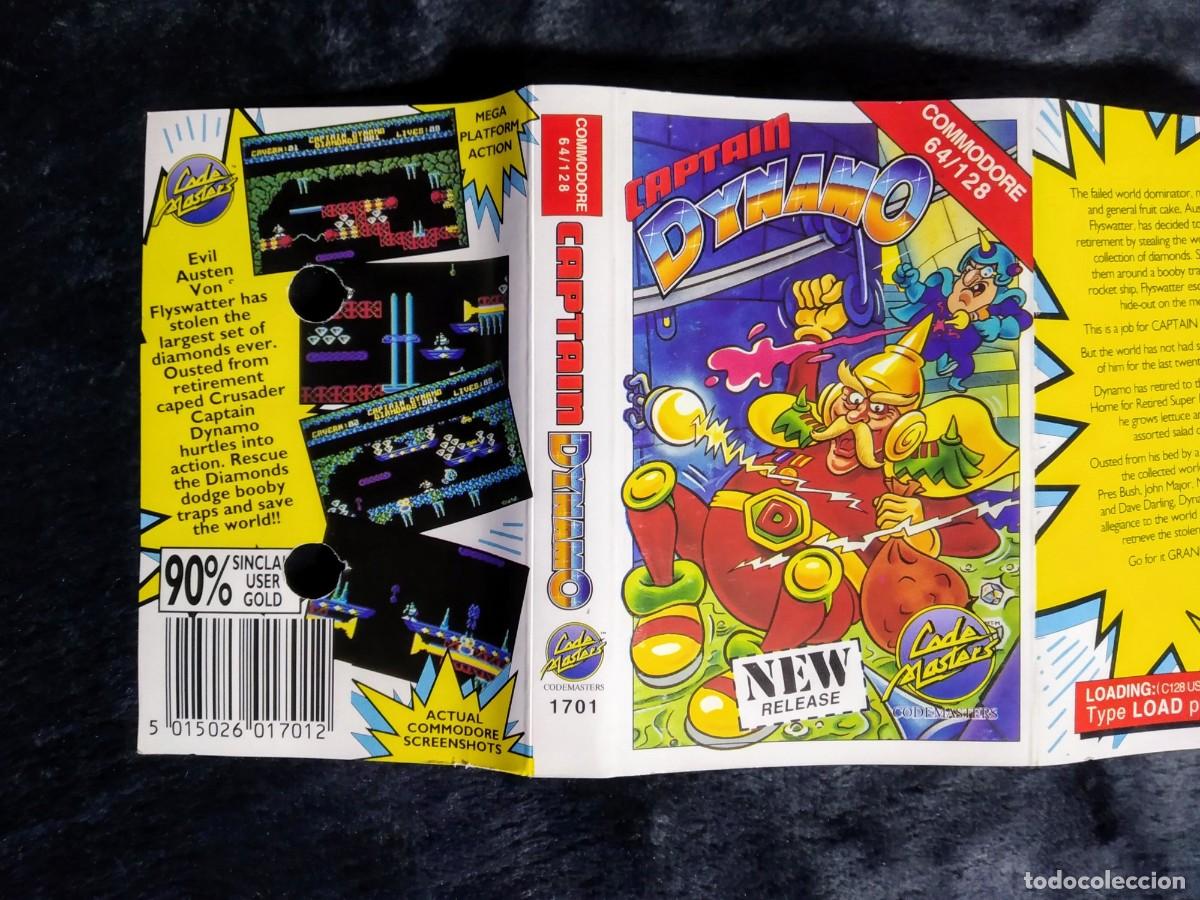 Videojuegos y consolas: CAPTAIN DYNAMO. CODEMASTERS. COMMODORE 64 C64 - Foto 6