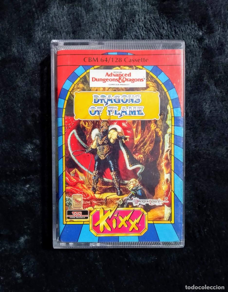 Videojuegos y consolas: ADVANCED DUNGEONS & DRAGONS: DRAGONS OF FLAME (KIXX). SSI. COMMODORE 64 C64 - Foto 1