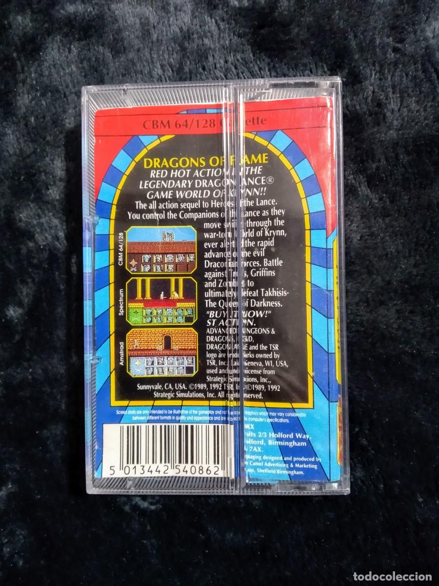 Videojuegos y consolas: ADVANCED DUNGEONS & DRAGONS: DRAGONS OF FLAME (KIXX). SSI. COMMODORE 64 C64 - Foto 2