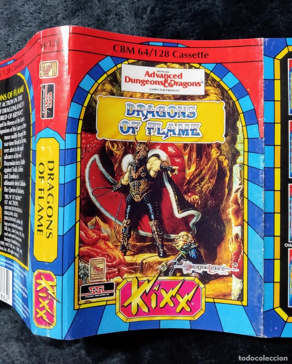 Videojuegos y consolas: ADVANCED DUNGEONS & DRAGONS: DRAGONS OF FLAME (KIXX). SSI. COMMODORE 64 C64 - Foto 5