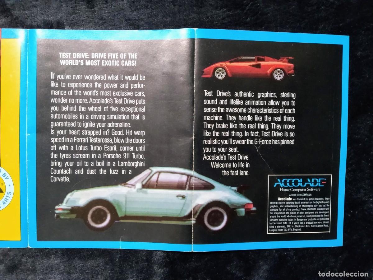 Videojuegos y consolas: TEST DRIVE. ACCOLADE. COMMODORE 64 C64 - Foto 5