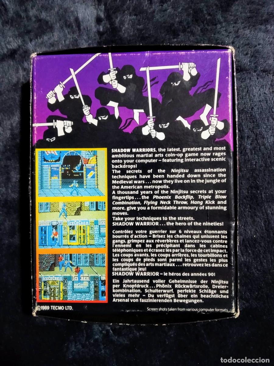Videojuegos y consolas: SHADOW WARRIORS. TECMO - OCEAN. COMMODORE 64 C64 - Foto 2