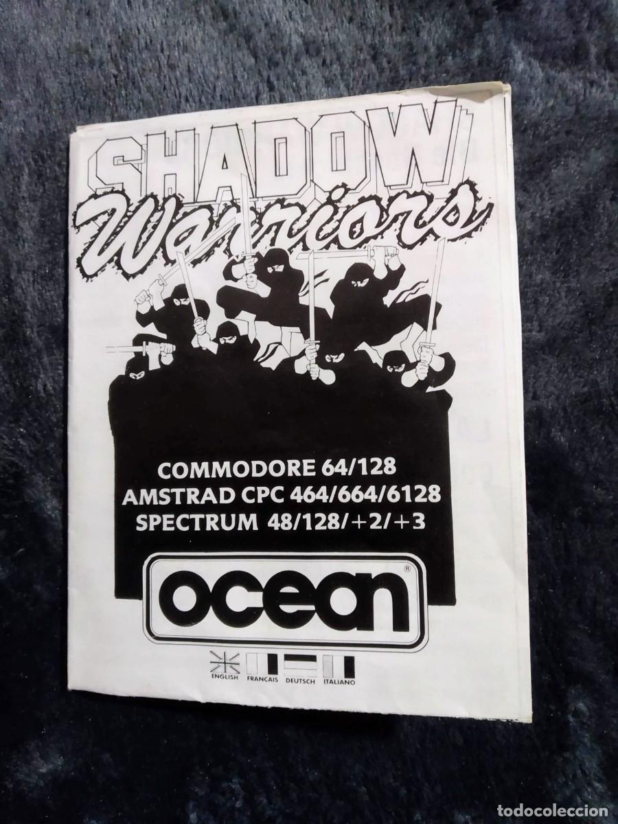 Videojuegos y consolas: SHADOW WARRIORS. TECMO - OCEAN. COMMODORE 64 C64 - Foto 10