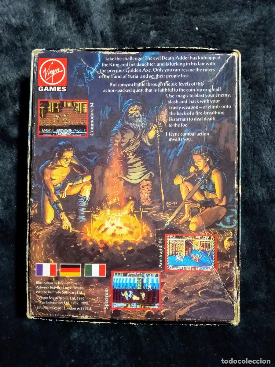 Videojuegos y consolas: GOLDEN AXE. SEGA. COMMODORE 64 C64 - Foto 2
