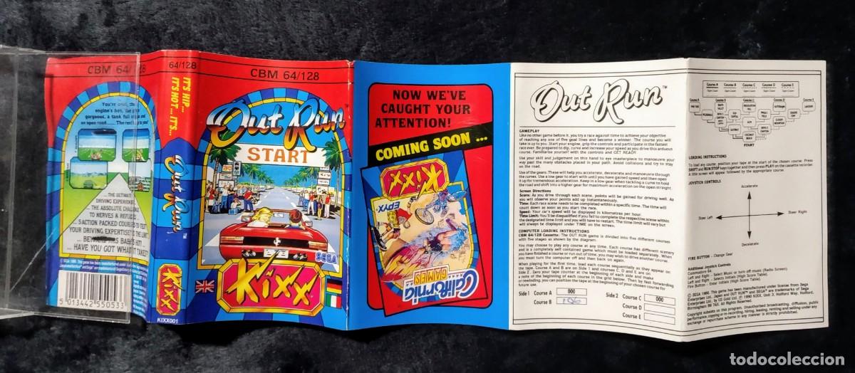 Videojuegos y consolas: OUT RUN (KIXX). SEGA. COMMODORE 64 C64 - Foto 4