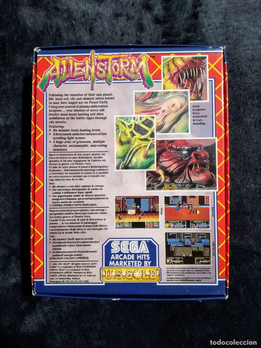Videojuegos y consolas: ALIEN STORM. SEGA. COMMODORE 64 C64 - Foto 2