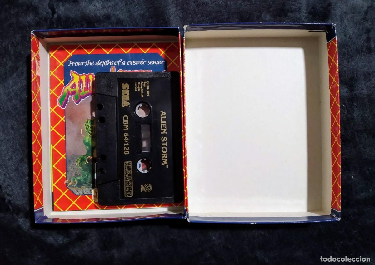 Videojuegos y consolas: ALIEN STORM. SEGA. COMMODORE 64 C64 - Foto 8
