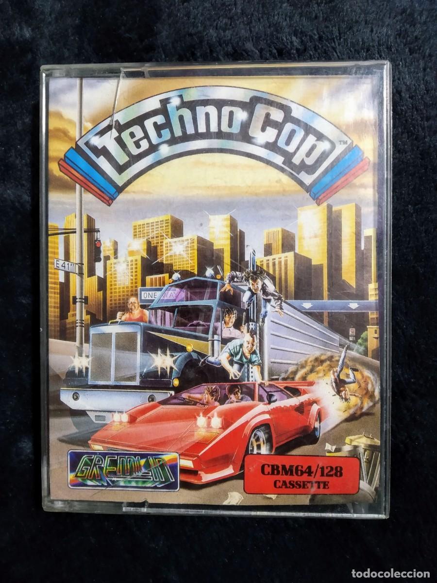 Videojuegos y consolas: TECHNO COP (TECHNOCOP). GREMLIN GRAPHICS. COMMODORE 64 C64 - Foto 1