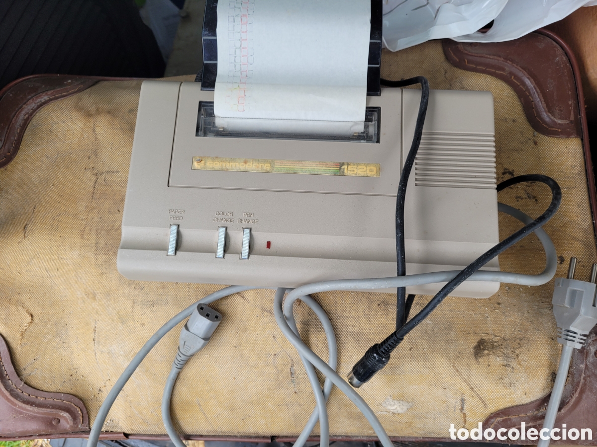 Videojuegos y consolas: Original Commodore plotter VC1520 - Foto 1