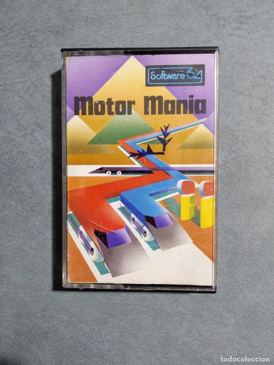 Videojuegos y consolas: MOTOR MANIA. AUDIOGENIC. COMMODORE 64 C64. &iexcl;FUNCIONANDO! - Foto 1