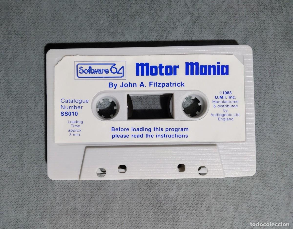 Videojuegos y consolas: MOTOR MANIA. AUDIOGENIC. COMMODORE 64 C64. &iexcl;FUNCIONANDO! - Foto 6