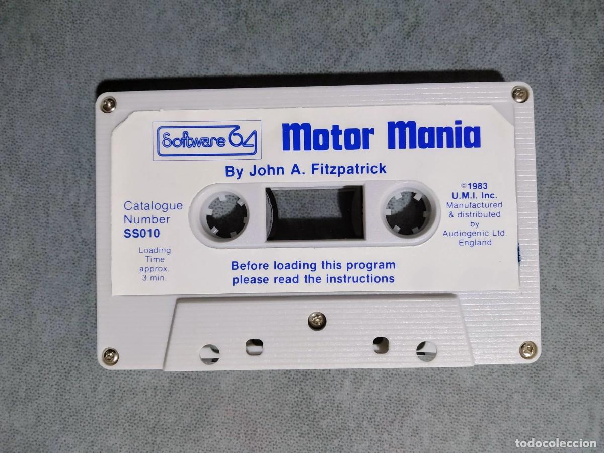 Videojuegos y consolas: MOTOR MANIA. AUDIOGENIC. COMMODORE 64 C64. &iexcl;FUNCIONANDO! - Foto 7