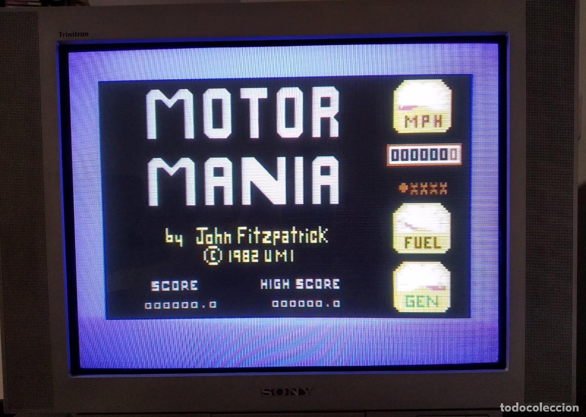 Videojuegos y consolas: MOTOR MANIA. AUDIOGENIC. COMMODORE 64 C64. &iexcl;FUNCIONANDO! - Foto 9