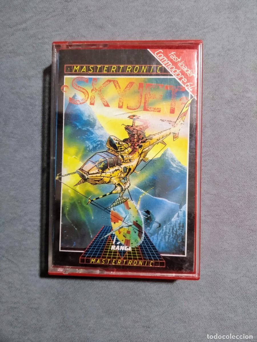 Videojuegos y consolas: SKYJET. MASTERTRONIC. COMMODORE 64 C64. &iexcl;FUNCIONANDO! - Foto 1