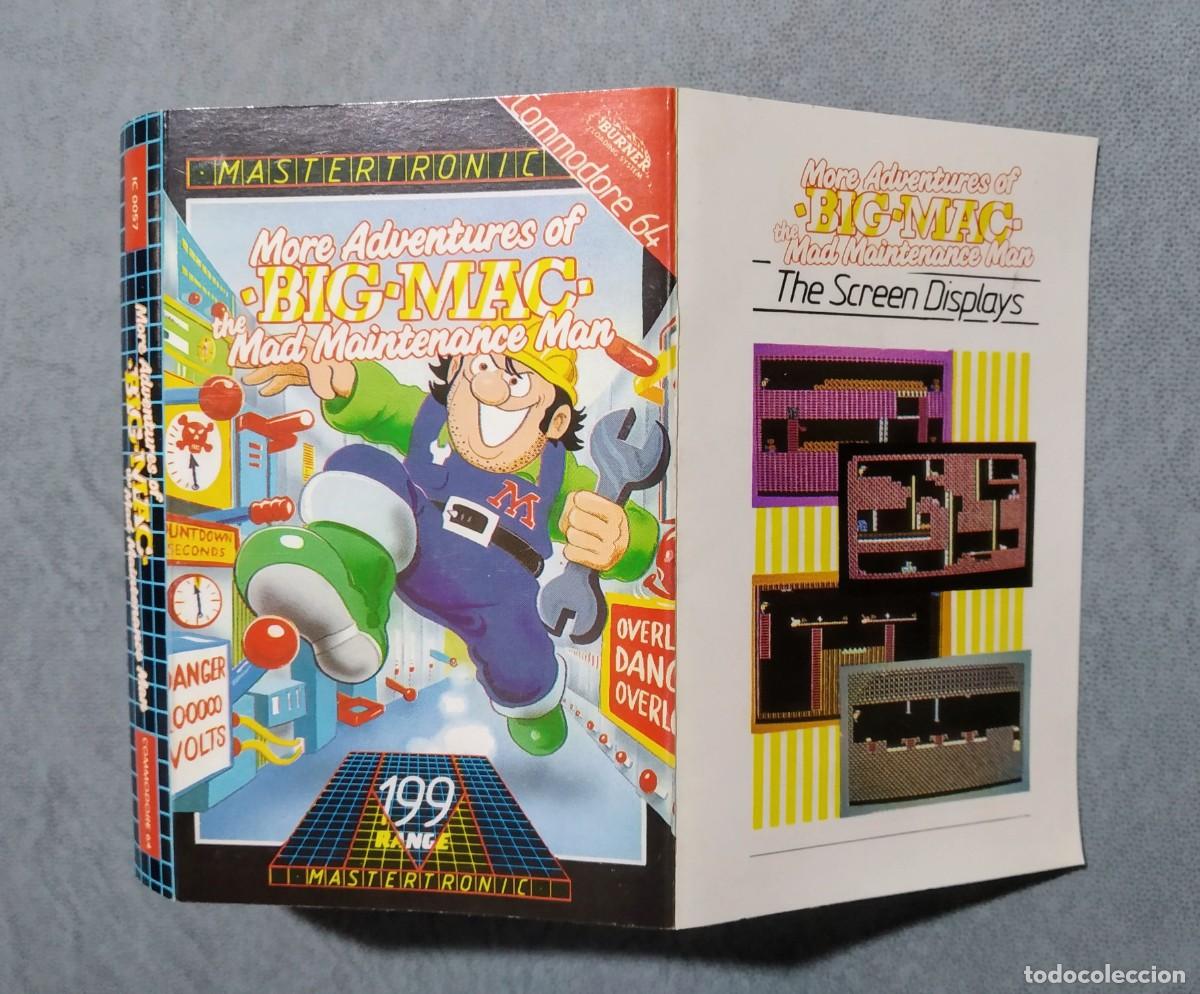 Videojuegos y consolas: BIG MAC: THE MAD MAINTENANCE MAN. MASTERTRONIC. COMMODORE 64 C64. &iexcl;FUNCIONANDO! - Foto 4