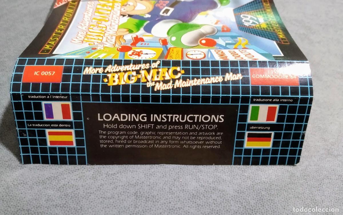 Videojuegos y consolas: BIG MAC: THE MAD MAINTENANCE MAN. MASTERTRONIC. COMMODORE 64 C64. &iexcl;FUNCIONANDO! - Foto 5