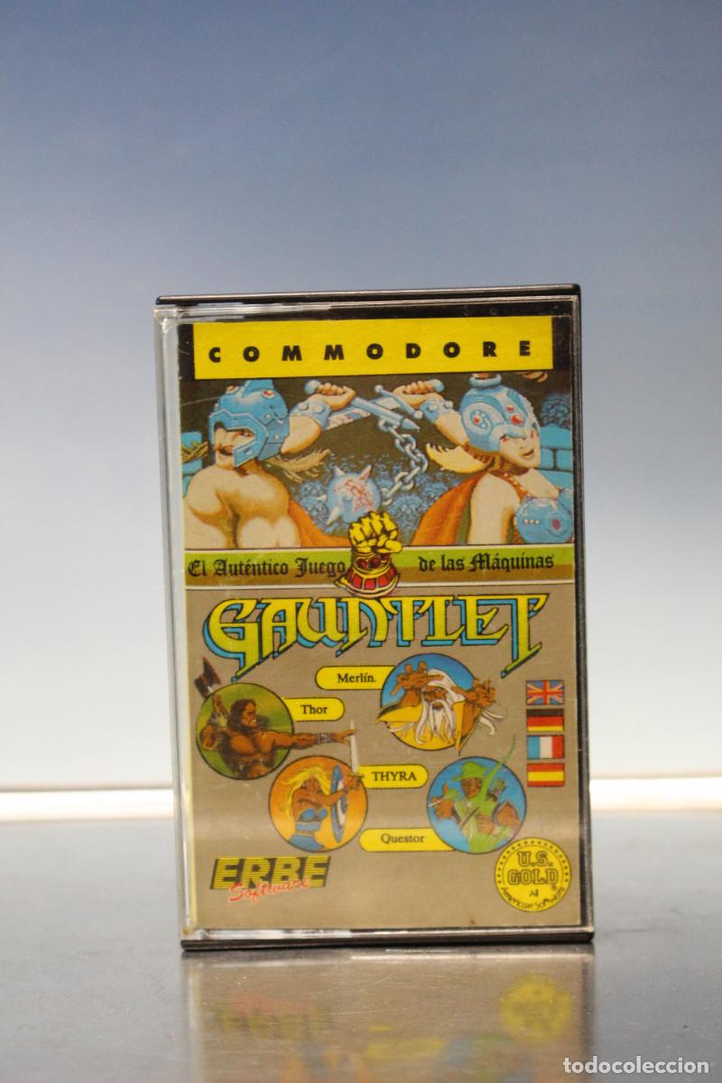 Videojuegos y consolas: Commodore. Juego Gauntlet. Erbe, 1986. - Foto 1