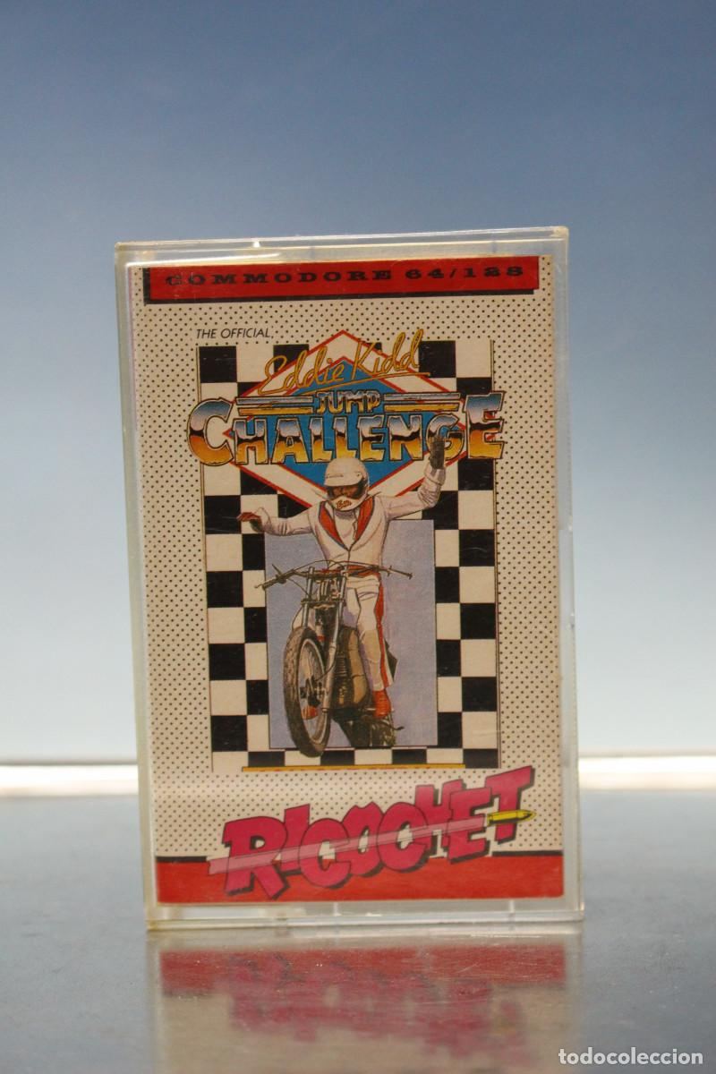Videojuegos y consolas: Commodore. Juego Eddie Kidd Jump Challenge Ricochet. S.C., 1984. - Foto 1