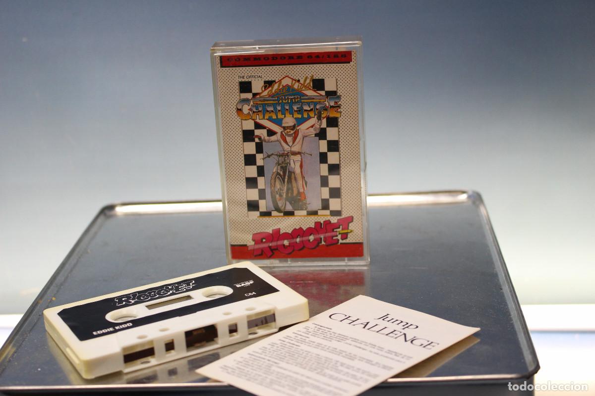 Videojuegos y consolas: Commodore. Juego Eddie Kidd Jump Challenge Ricochet. S.C., 1984. - Foto 2