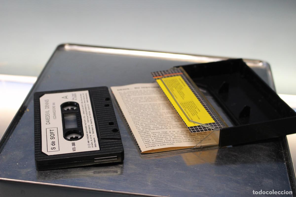 Videojuegos y consolas: Commodore. Daredevil Dennis. Cinta, cassette. - Foto 2