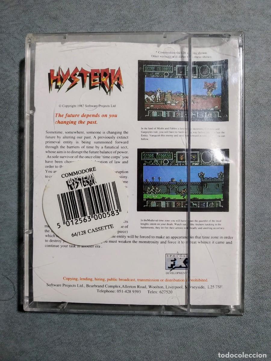 Videojuegos y consolas: HYSTERIA. SOFTWARE PROJECTS. COMMODORE 64 C64. &iexcl;FUNCIONANDO! - Foto 2