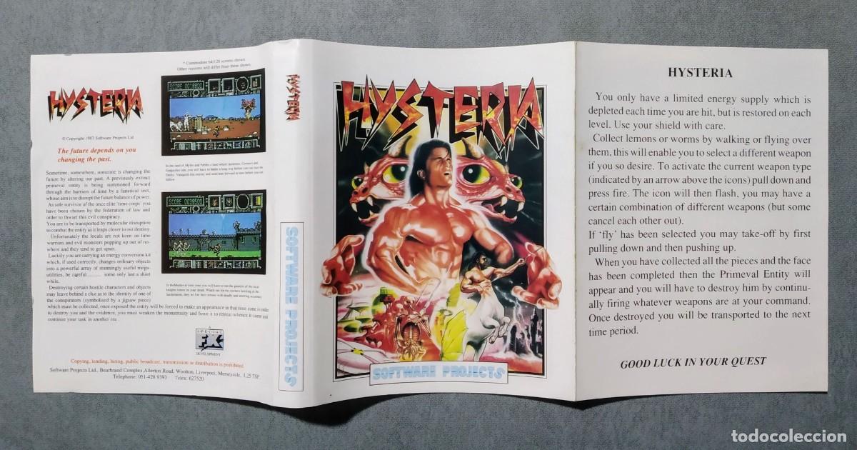 Videojuegos y consolas: HYSTERIA. SOFTWARE PROJECTS. COMMODORE 64 C64. &iexcl;FUNCIONANDO! - Foto 5