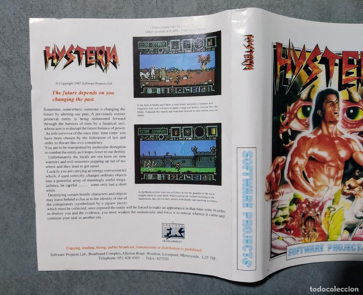Videojuegos y consolas: HYSTERIA. SOFTWARE PROJECTS. COMMODORE 64 C64. &iexcl;FUNCIONANDO! - Foto 7