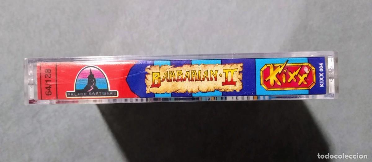 Videojuegos y consolas: BARBARIAN II (KIXX). PALACE SOFTWARE. COMMODORE 64 C64. &iexcl;FUNCIONANDO! - Foto 3
