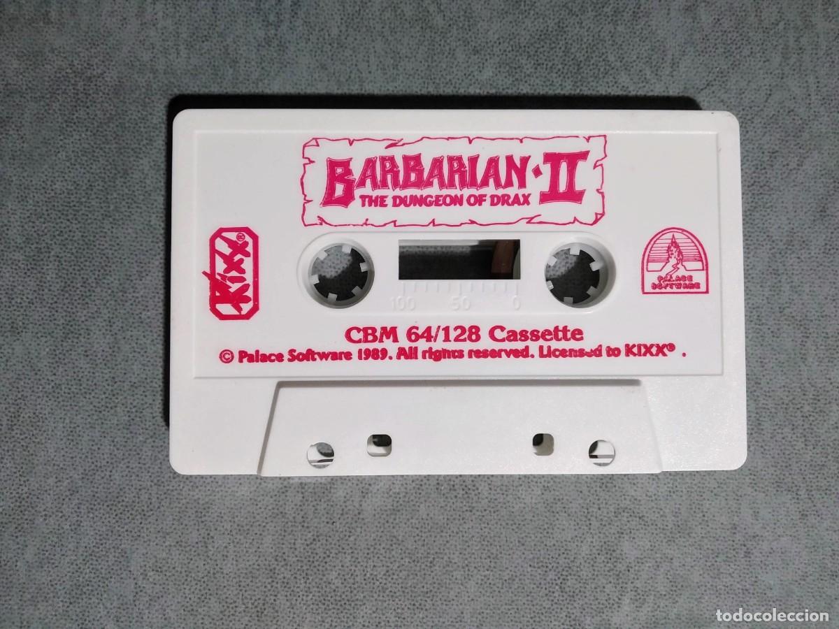 Videojuegos y consolas: BARBARIAN II (KIXX). PALACE SOFTWARE. COMMODORE 64 C64. &iexcl;FUNCIONANDO! - Foto 8