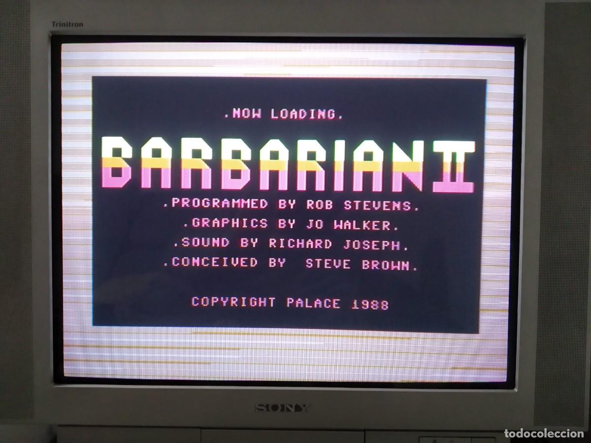 Videojuegos y consolas: BARBARIAN II (KIXX). PALACE SOFTWARE. COMMODORE 64 C64. &iexcl;FUNCIONANDO! - Foto 10
