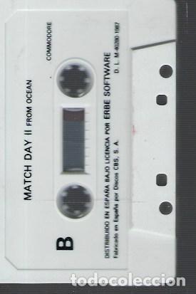 Videojuegos y consolas: MATCHDAY II / COMMODORE 64 (SIN PROBAR) - Foto 2