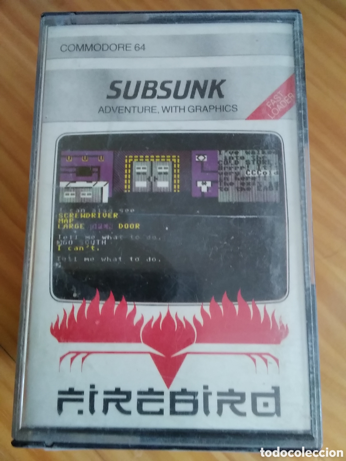 Videojuegos y consolas: Commodore 64 subsunk juego firebird cbm64 - Foto 1
