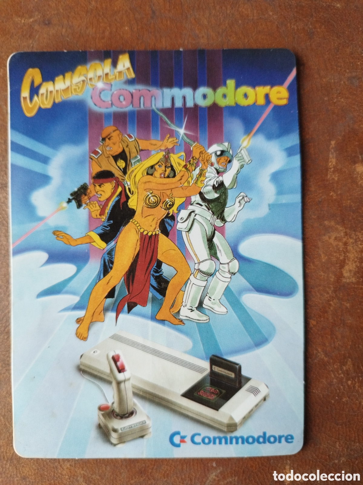 Videojuegos y consolas: Pegatina Consola Commodore Video juego de los a&ntilde;os 80 - Foto 1