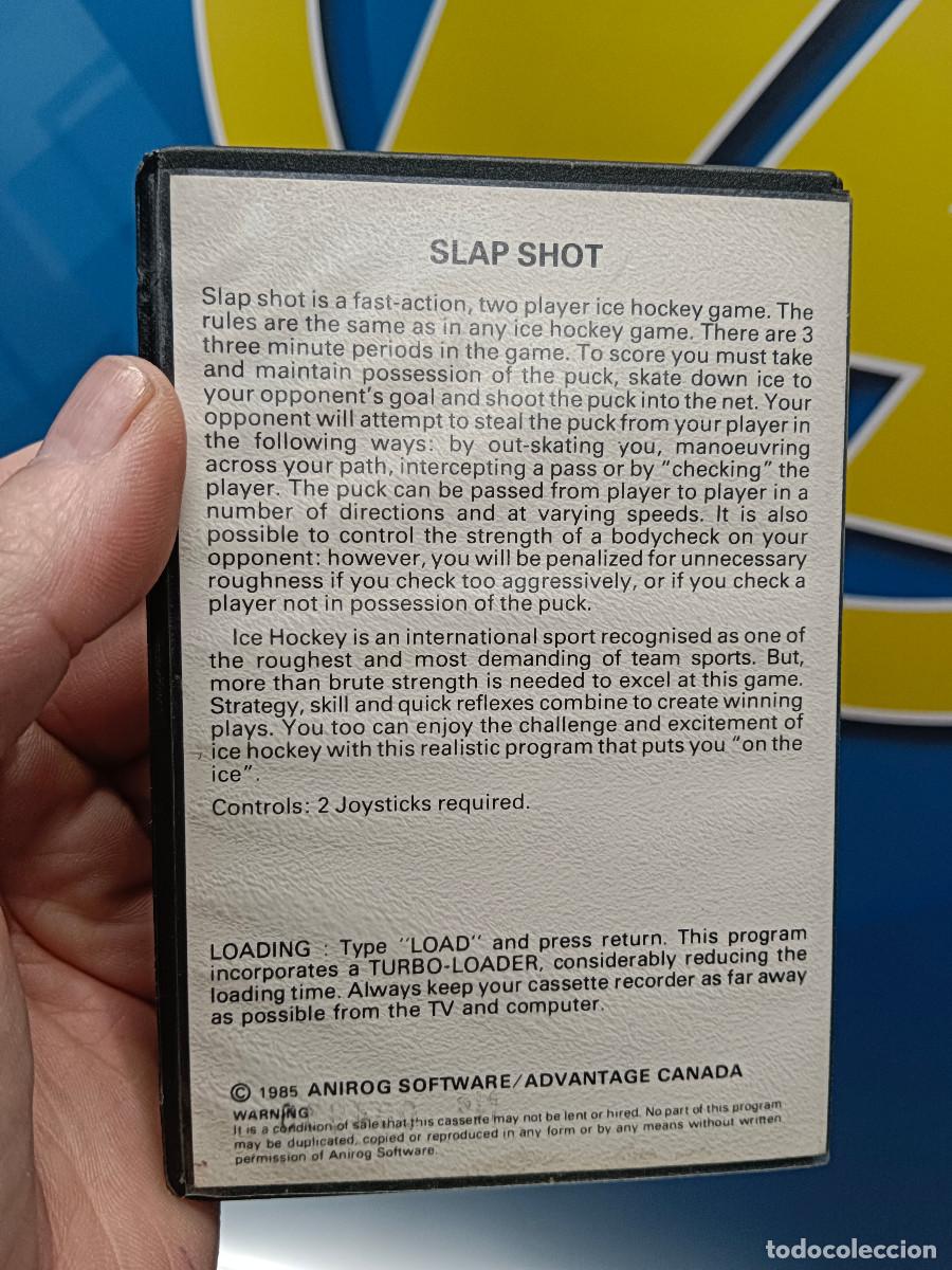 Videojuegos y consolas: videojuego Slapshot (Anirog 1985) Commodore C64 - Foto 5