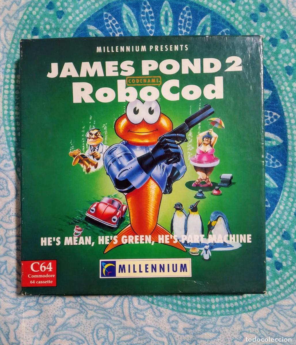 Videojuegos y consolas: JAMES POND 2: CODENAME ROBOCOD. MILLENNIUM. COMMODORE 64 C64. &iexcl;FUNCIONANDO! - Foto 1