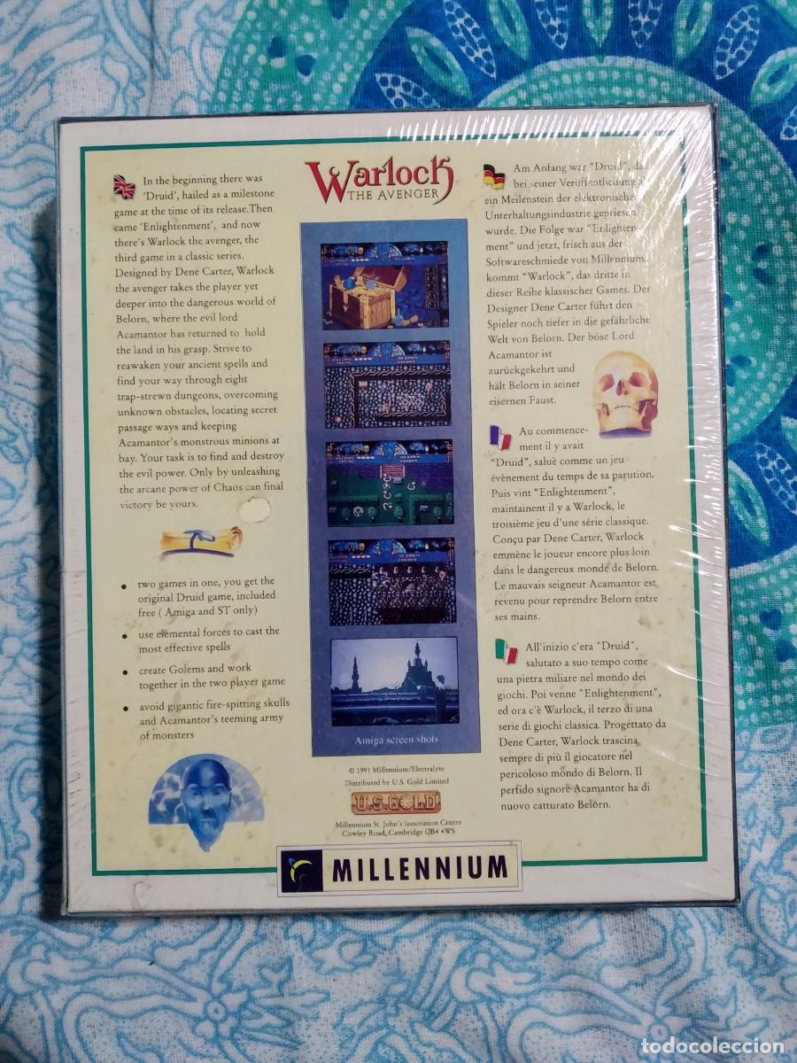 Videojuegos y consolas: WARLOCK: THE AVENGER. MILLENNIUM. COMMODORE 64 C64. &iexcl;NUEVO Y SELLADO! - Foto 2