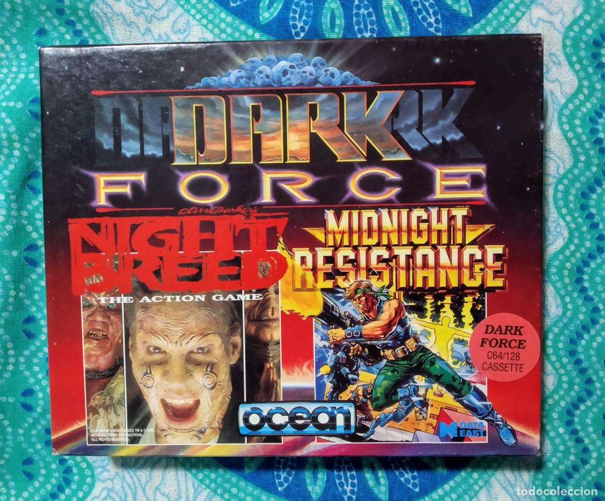Videojuegos y consolas: DARK FORCE (NIGHT BREED: THE ACTION GAME Y MIDNIGHT RESISTANCE). COMMODORE 64 C64. &iexcl;FUNCIONANDO! - Foto 1