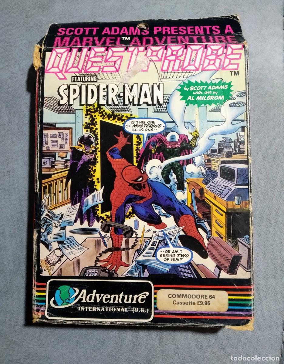 Videojuegos y consolas: QUESTPROBE FEATURING SPIDER-MAN SPIDERMAN. COMMODORE 64 C64. &iexcl;FUNCIONANDO! - Foto 1