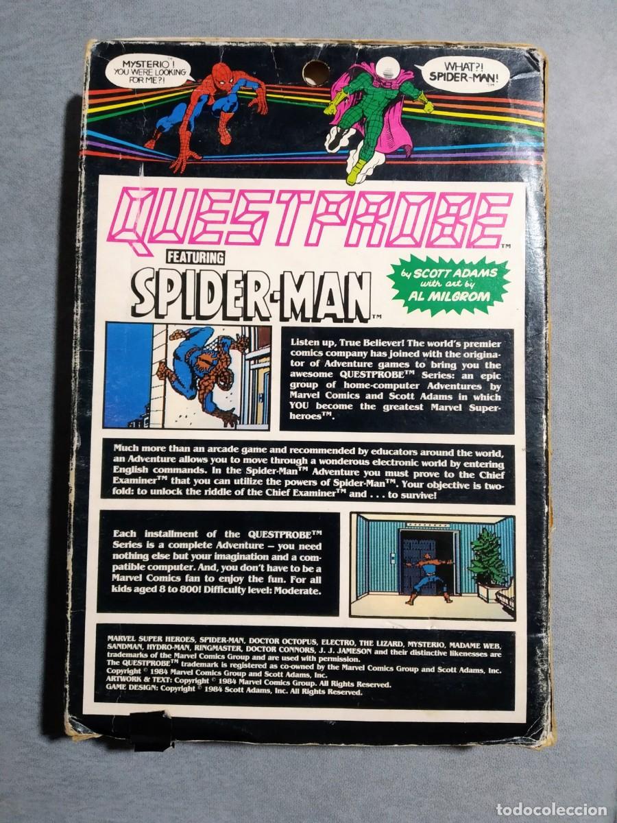 Videojuegos y consolas: QUESTPROBE FEATURING SPIDER-MAN SPIDERMAN. COMMODORE 64 C64. &iexcl;FUNCIONANDO! - Foto 2