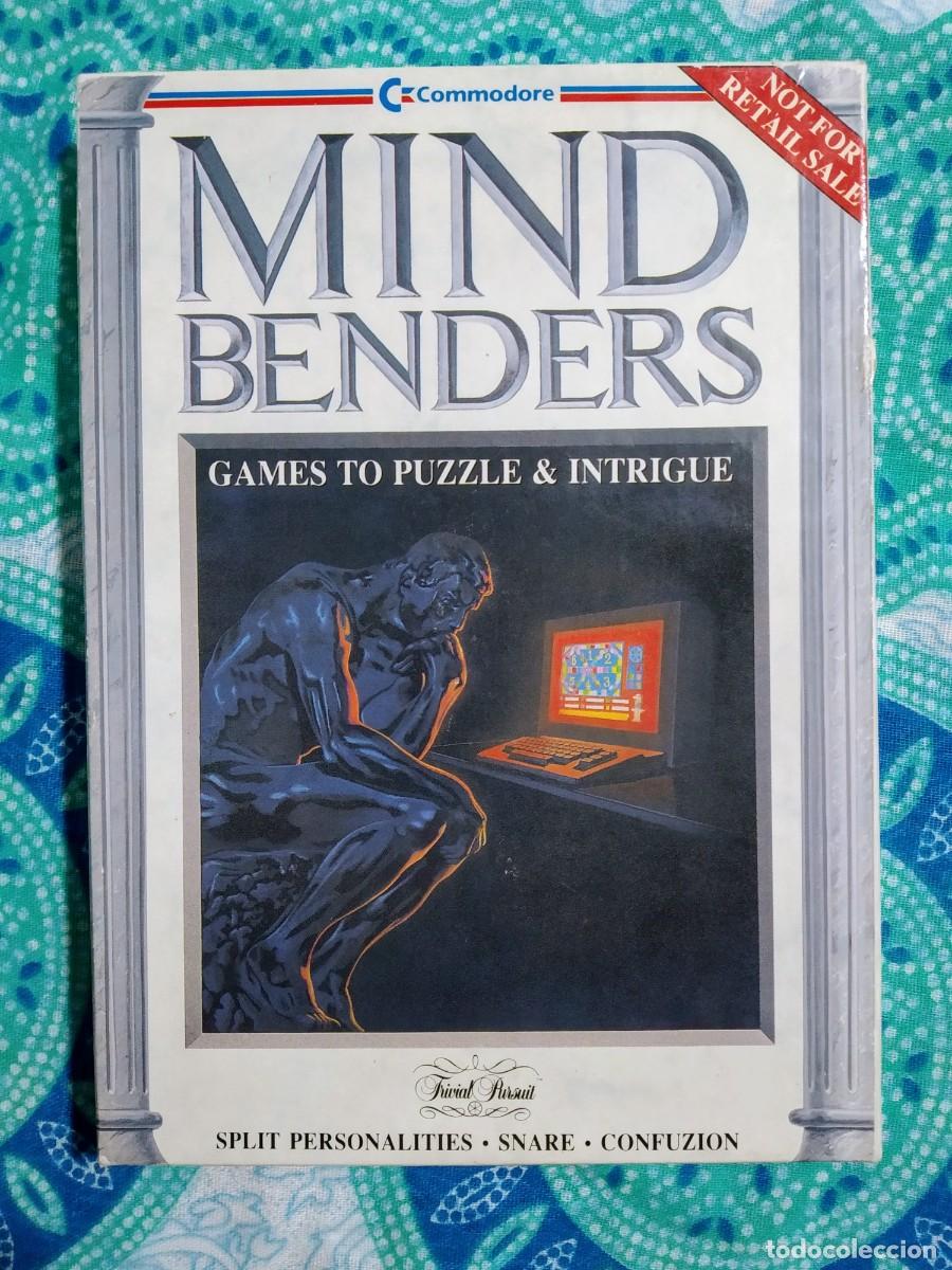 Videojuegos y consolas: MIND BENDERS (TRIVIAL PURSUIT, SNARE, CONFUZION Y SPLIT PERSONALITIES). COMMODORE 64. &iexcl;FUNCIONANDO! - Foto 1