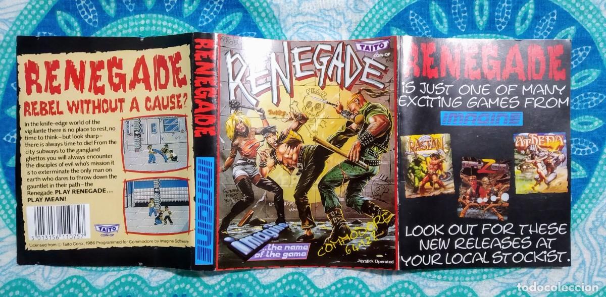 Videojuegos y consolas: RENEGADE. TAITO - IMAGINE. COMMODORE 64 C64. &iexcl;FUNCIONANDO! - Foto 5