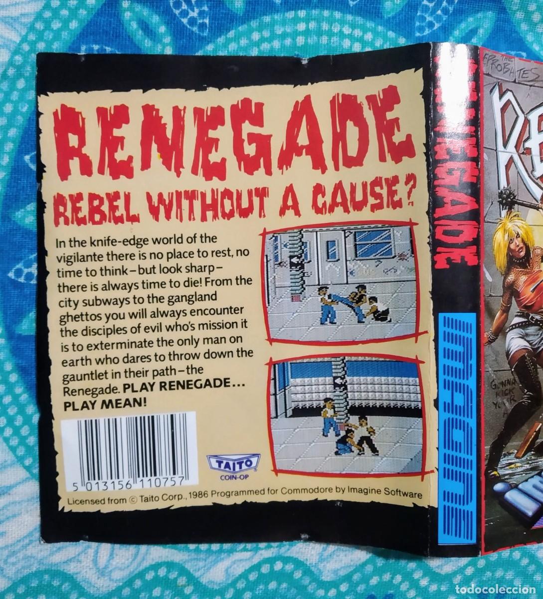 Videojuegos y consolas: RENEGADE. TAITO - IMAGINE. COMMODORE 64 C64. &iexcl;FUNCIONANDO! - Foto 6