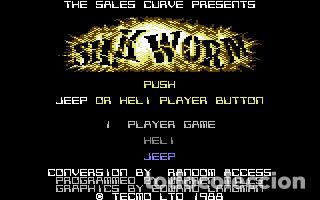 Videojuegos y consolas: SilkWorm [Storm / The Sales Curve / Random Access] 1989 Tecmo Virgin Mastertronic [Commodore 64 C64] - Foto 7